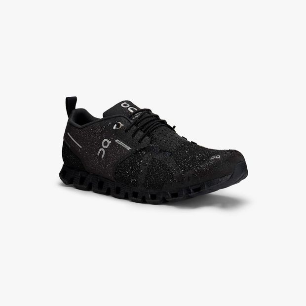 Tenis-cloud-waterproof-masculino-preto-on-running-solo