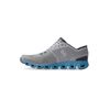 Tenis-cloud-x-masculino-cinza-azul-on-running-lateral2