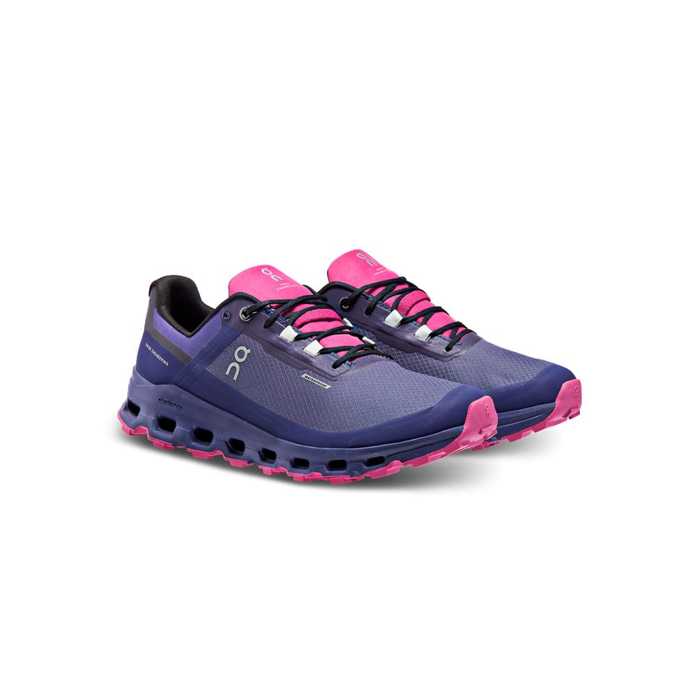 Tenis On Running Cloudvista Waterproof Feminino Roxo