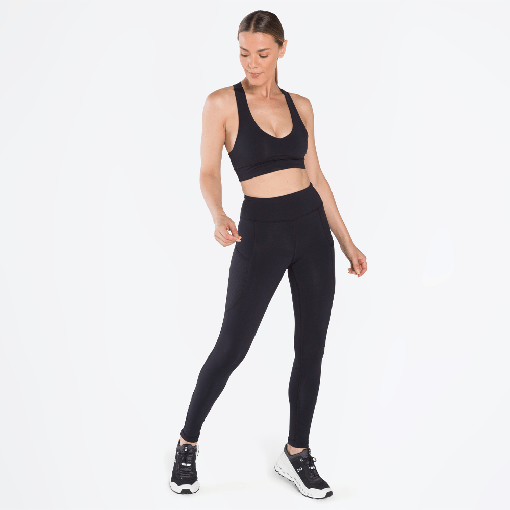 Cal a Legging Speedy Pro Feminina Black Solo lojasolo