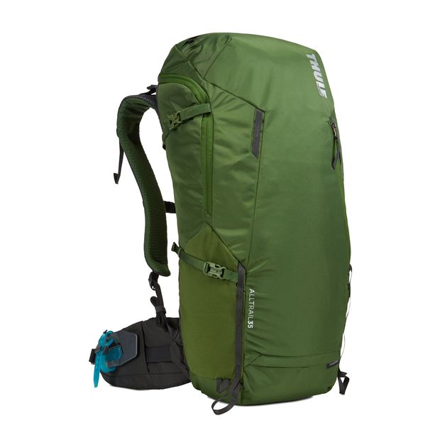 mochila-para-trekking-thule-alltrail-35-litros-masculino-verde-perfil-solo