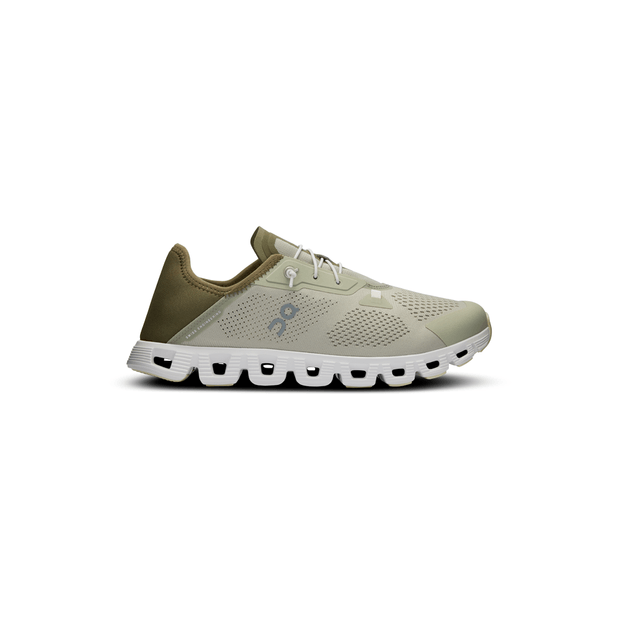 tenis-on-running-cloud-5-coast-masculino-chalk-olive-para-caminhada-academia-solo-1