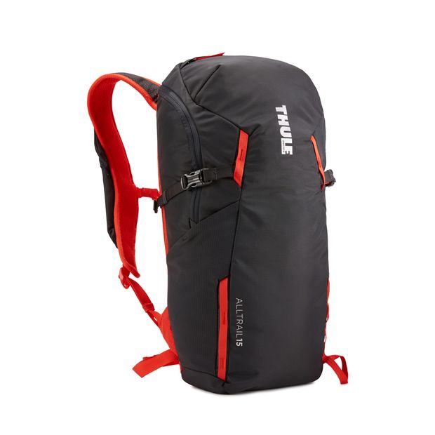 mochila-thule-alltrail-15-litros-preto-laranja-perfil-solo