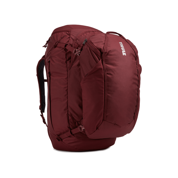 mochila-thule-landmark-para-trilha-feminina-vermelha-escuro-confortavel-resistente-solo-1